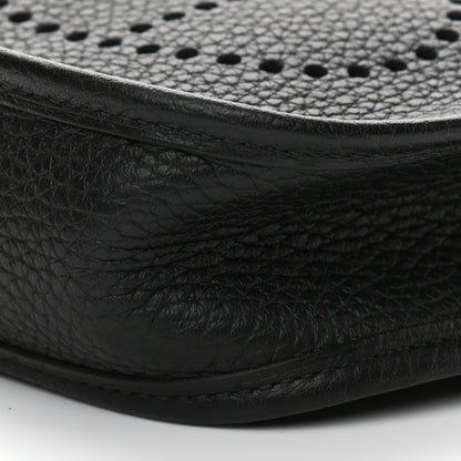 Hermes Taurillon Clemence Evelyne TPM Black 10 of 11