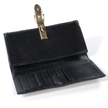 Gucci Horsebit Print Glam Continental Wallet Black 4 of 7