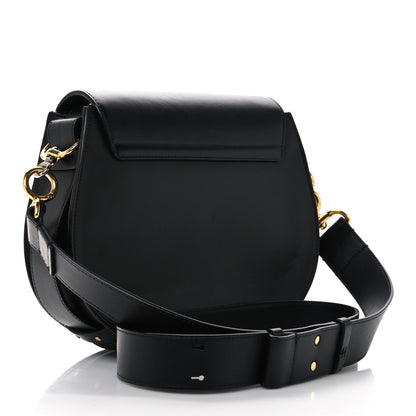 Chloe Calfskin Suede Large Tess Bag Black 3 of 10