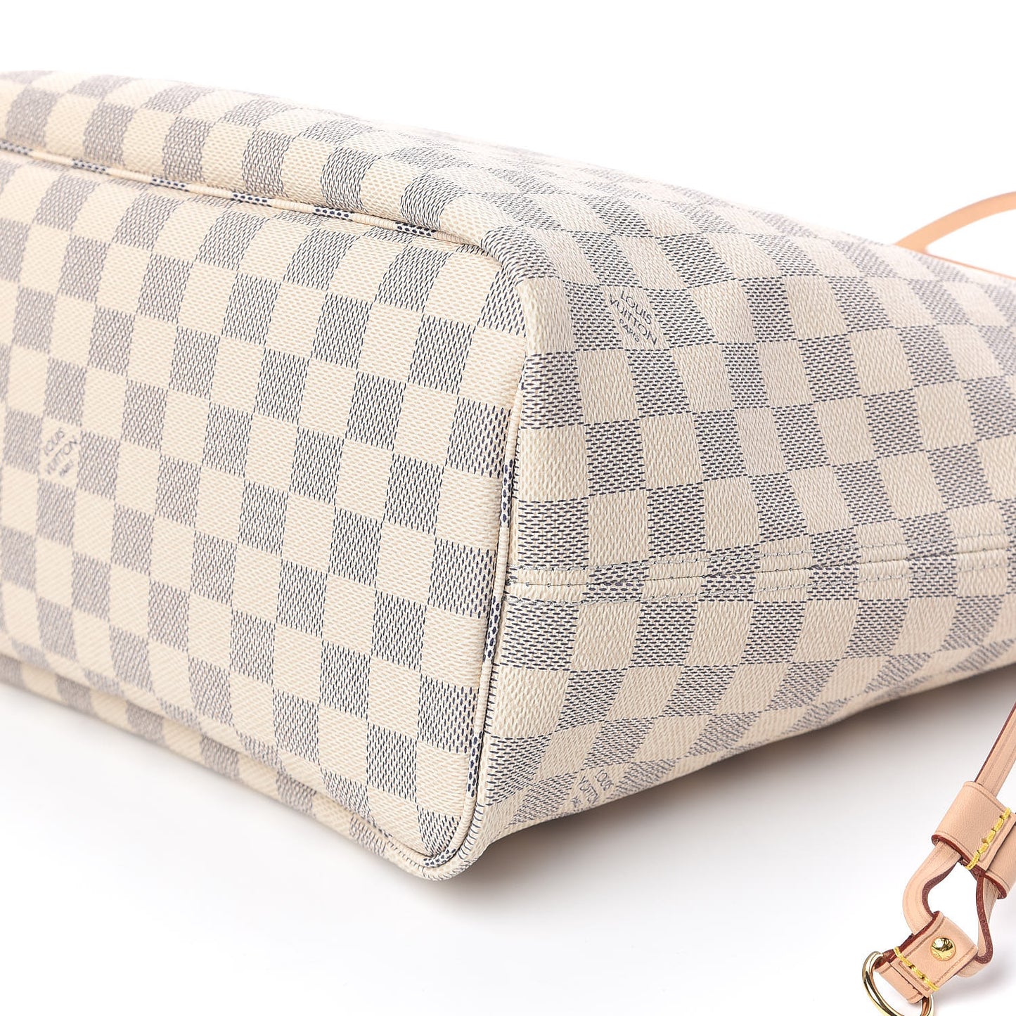 Damier Azur Neo Neverfull MM Rose Ballerine