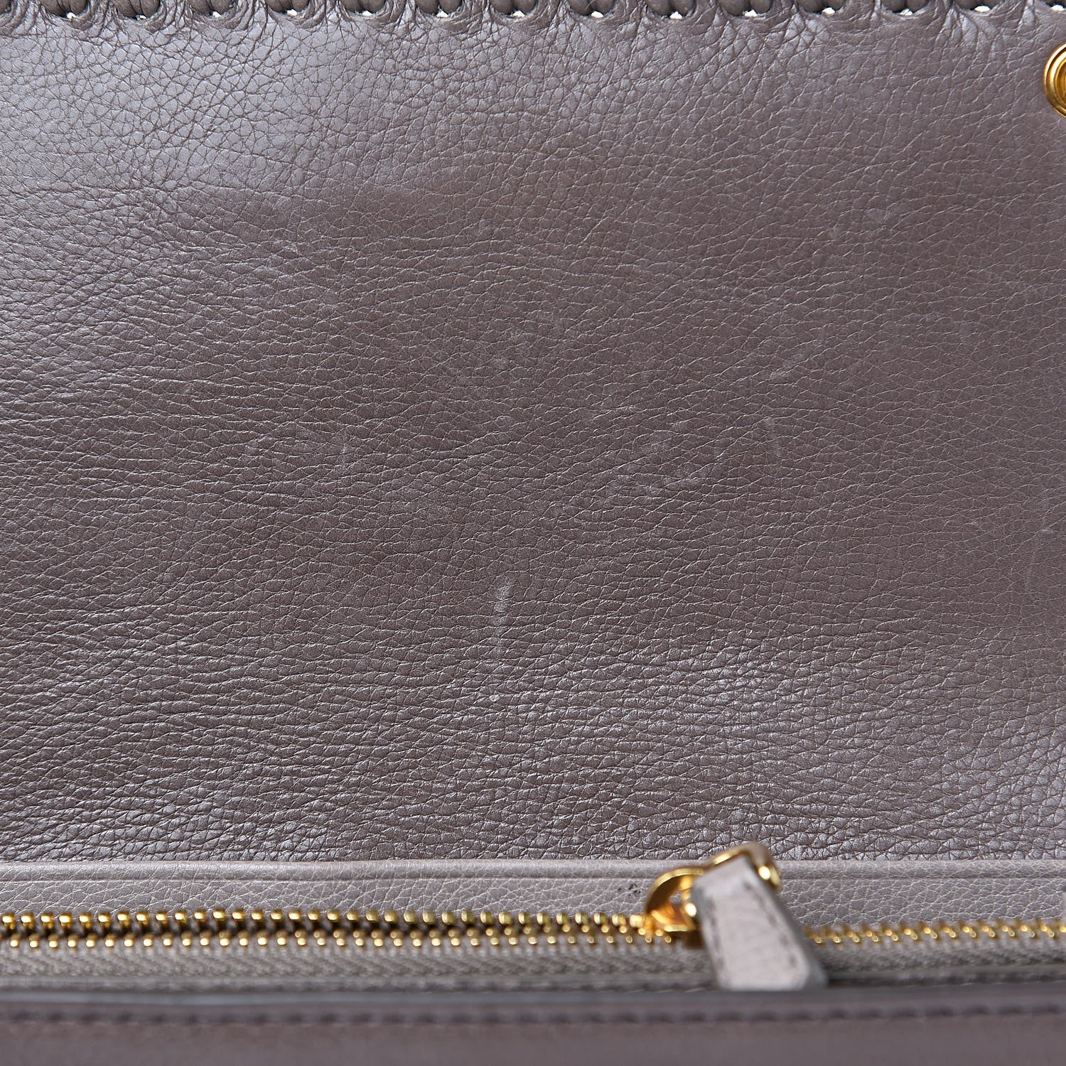 Prada Glace Infilature Flap Wallet Argilla Pomice 13 of 15