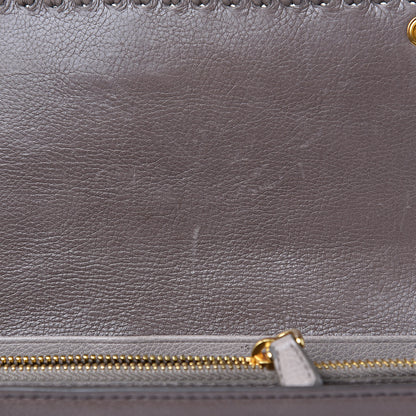 Prada Glace Infilature Flap Wallet Argilla Pomice 13 of 15