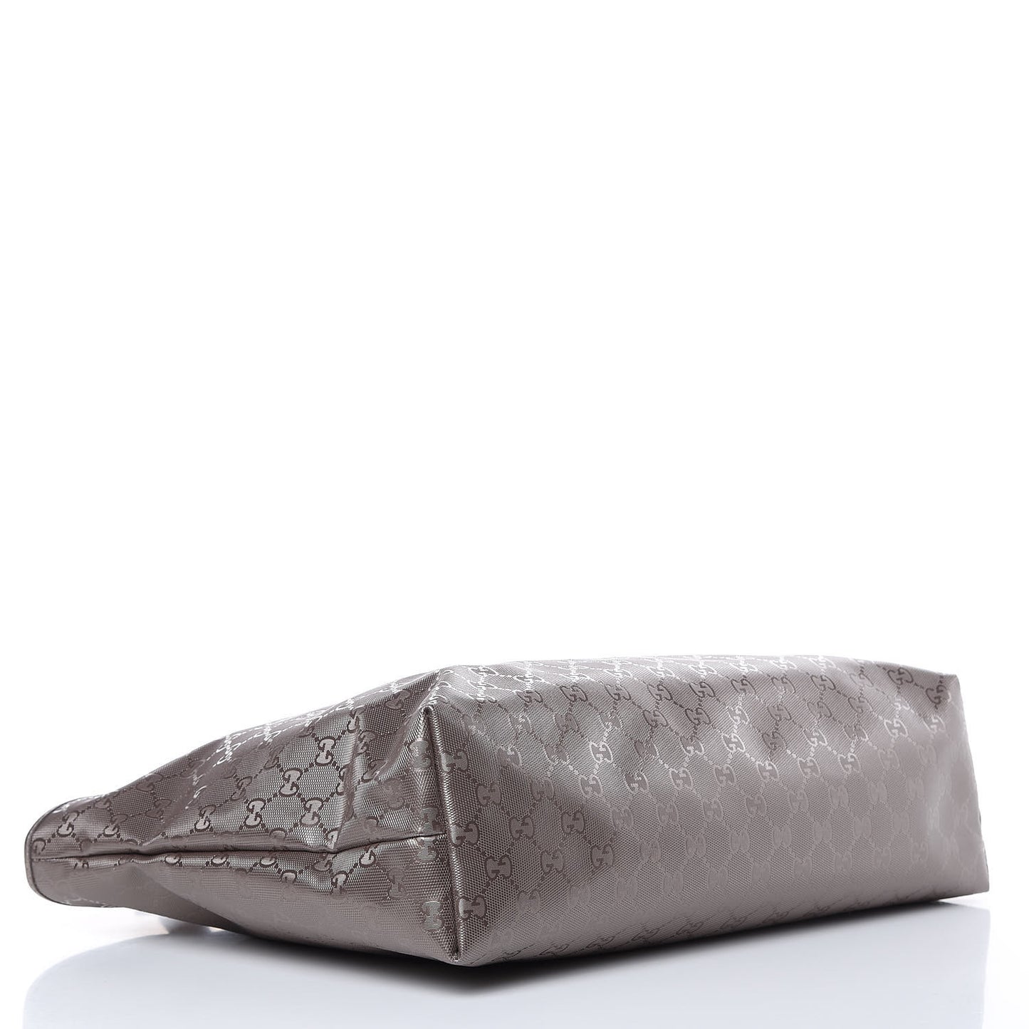 Imprime Monogram Medium Zippered Shopping Tote Pewter