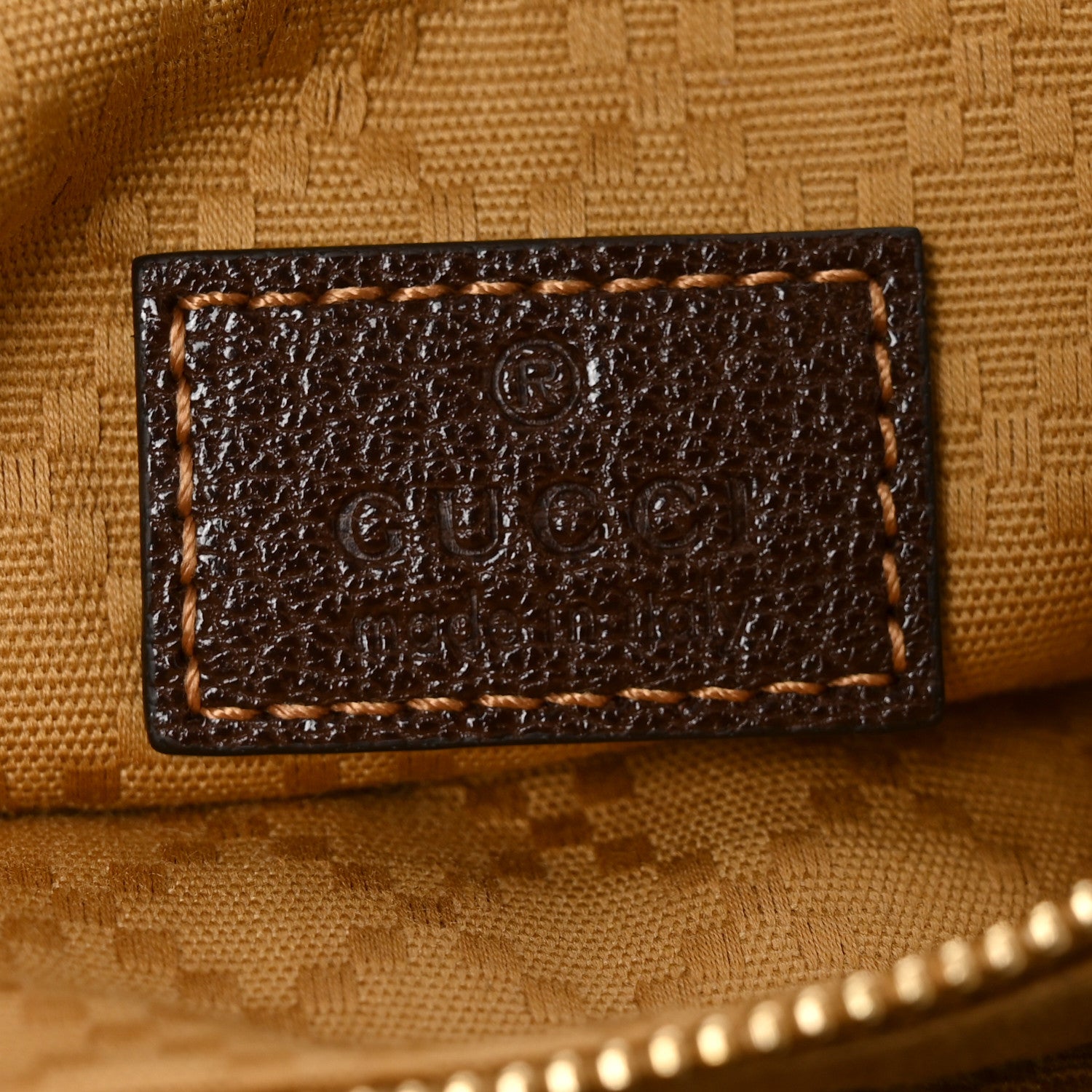 Gucci Calfskin Large Jackie 1961 Shoulder Bag Sand And Brown 6 of 10