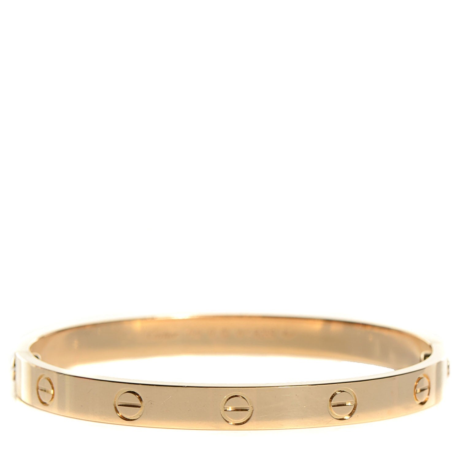 Cartier 18K Yellow Gold LOVE Bracelet 17 1 of 6