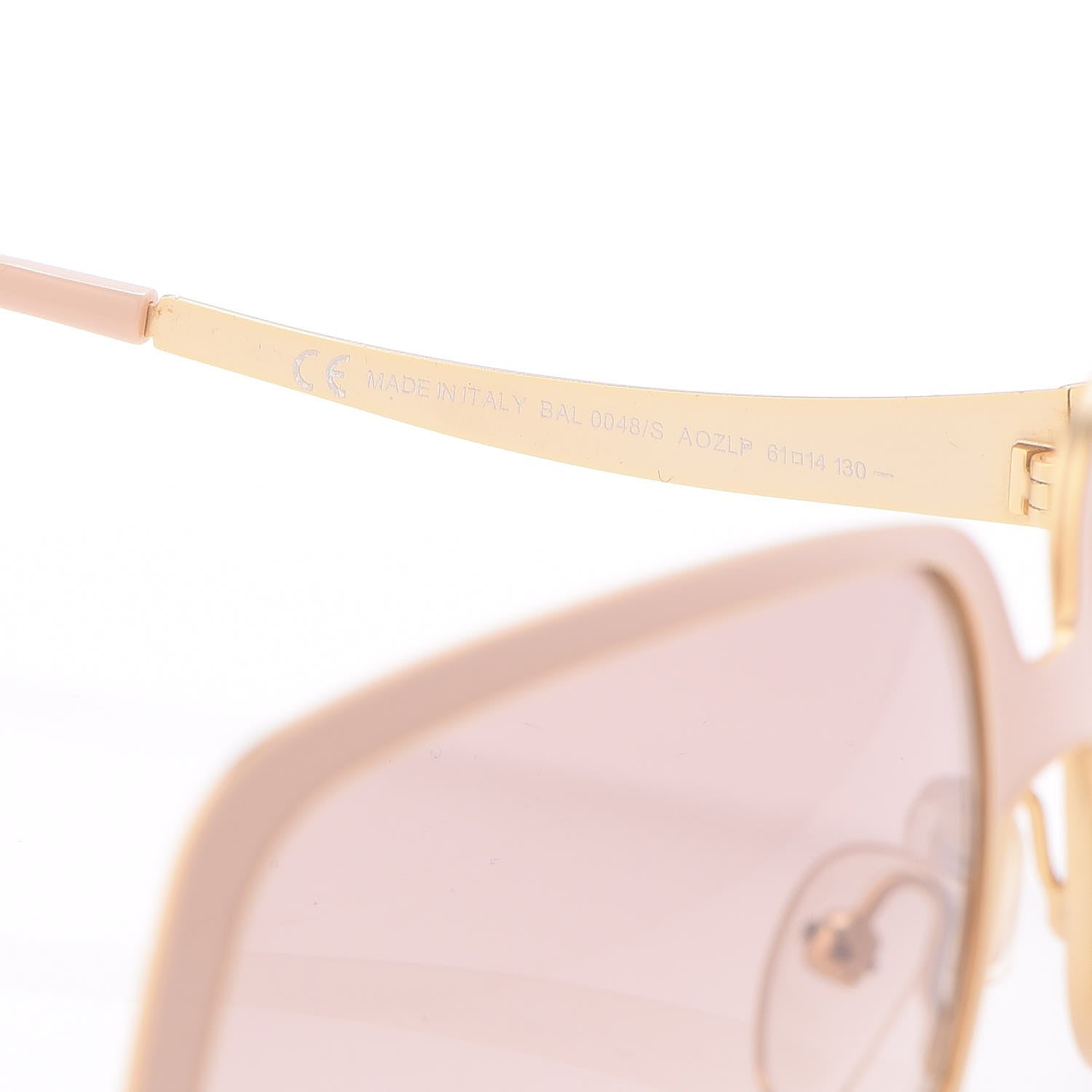Balenciaga Oversized Sunglasses Gold 6 of 8