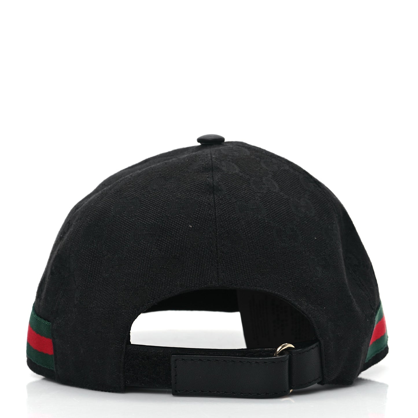 Monogram Web Baseball Hat L Black