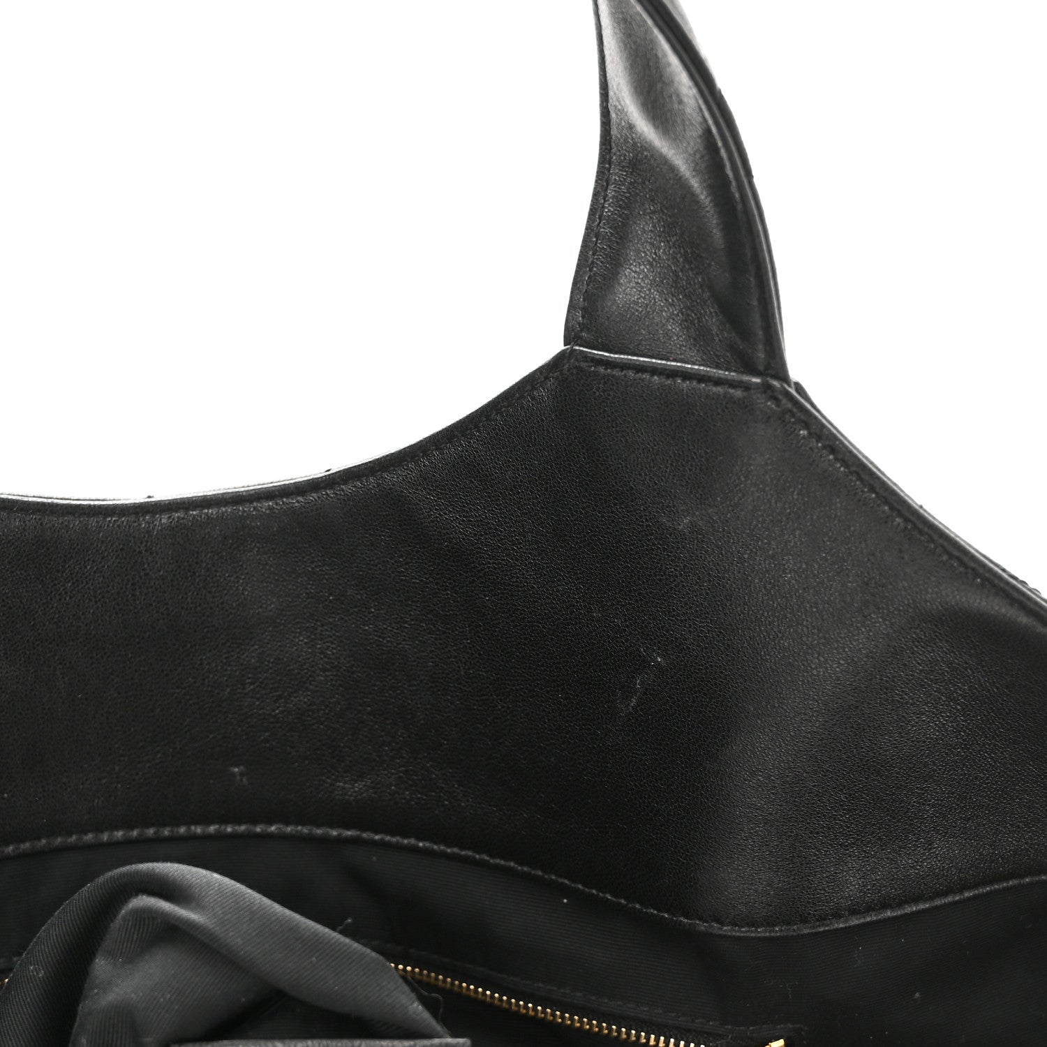 Saint Laurent Lambskin Quilted Maxi Icare Shopping Tote Black 12 of 12