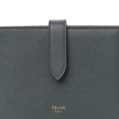 Celine Grained Calfskin Medium Multifunction Strap Wallet Grey 8 of 15