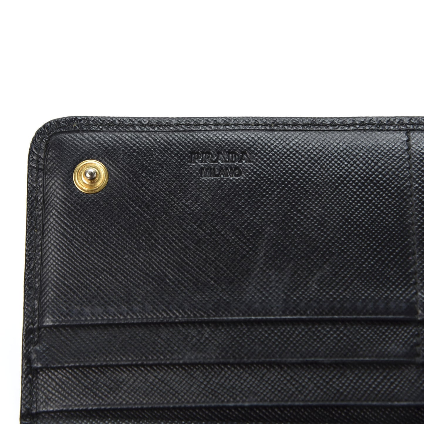 Saffiano Bow Continental Wallet Nero Black