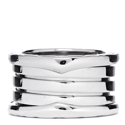 Bulgari 18K White Gold B.Zero1 Four-Band Ring 48 4.5 3 of 5