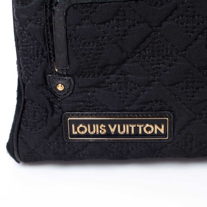 Louis Vuitton Monogram Silk Pony Hair Alligator Trim Linda Black 6 of 11