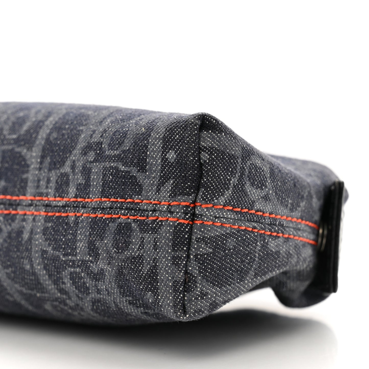 Denim Monogram Flight Trotter Cosmetic Pouch Blue