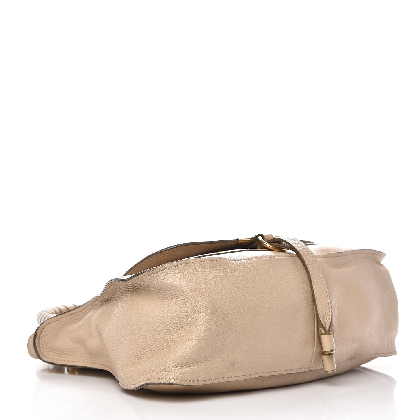 Calfskin Medium Marcie Satchel Angora Beige