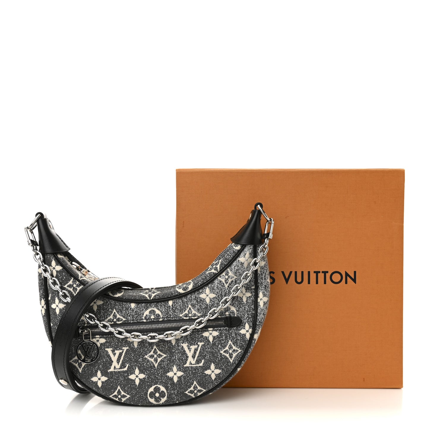 Monogram Jacquard Denim Loop Black