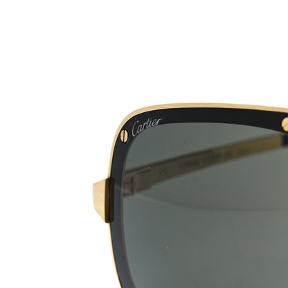Cartier Titanium Santos De Cartier Sunglasses Gold 7 of 7