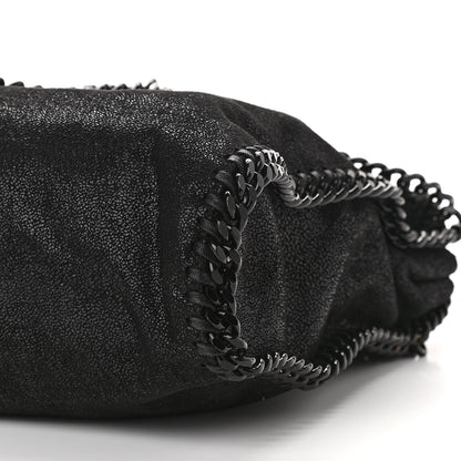 Stella McCartney Shaggy Deer Falabella Fold Over Tote Black 9 of 9