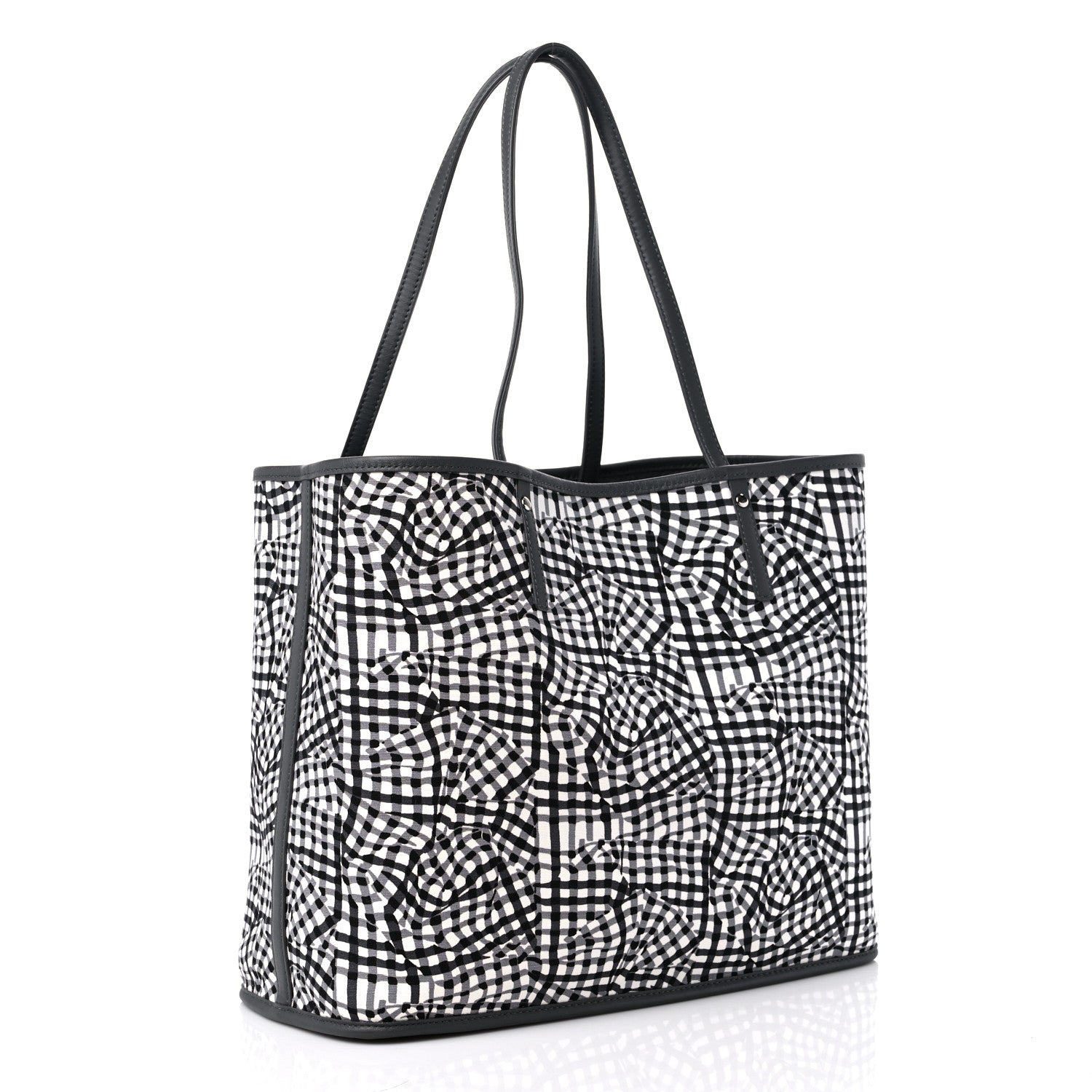 MCM Visetos Medium Project Reversible Shopper Tote Phantom Grey 11 of 14