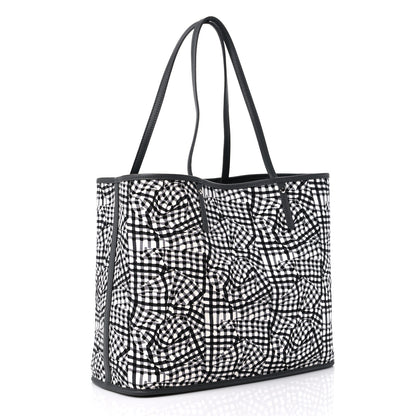 MCM Visetos Medium Project Reversible Shopper Tote Phantom Grey 11 of 14