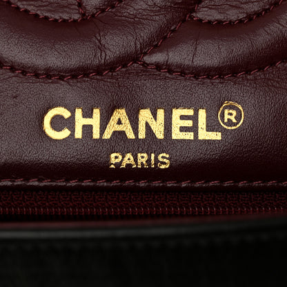 Chanel Lambskin Quilted Small Double Flap Bag Black 6 of 12