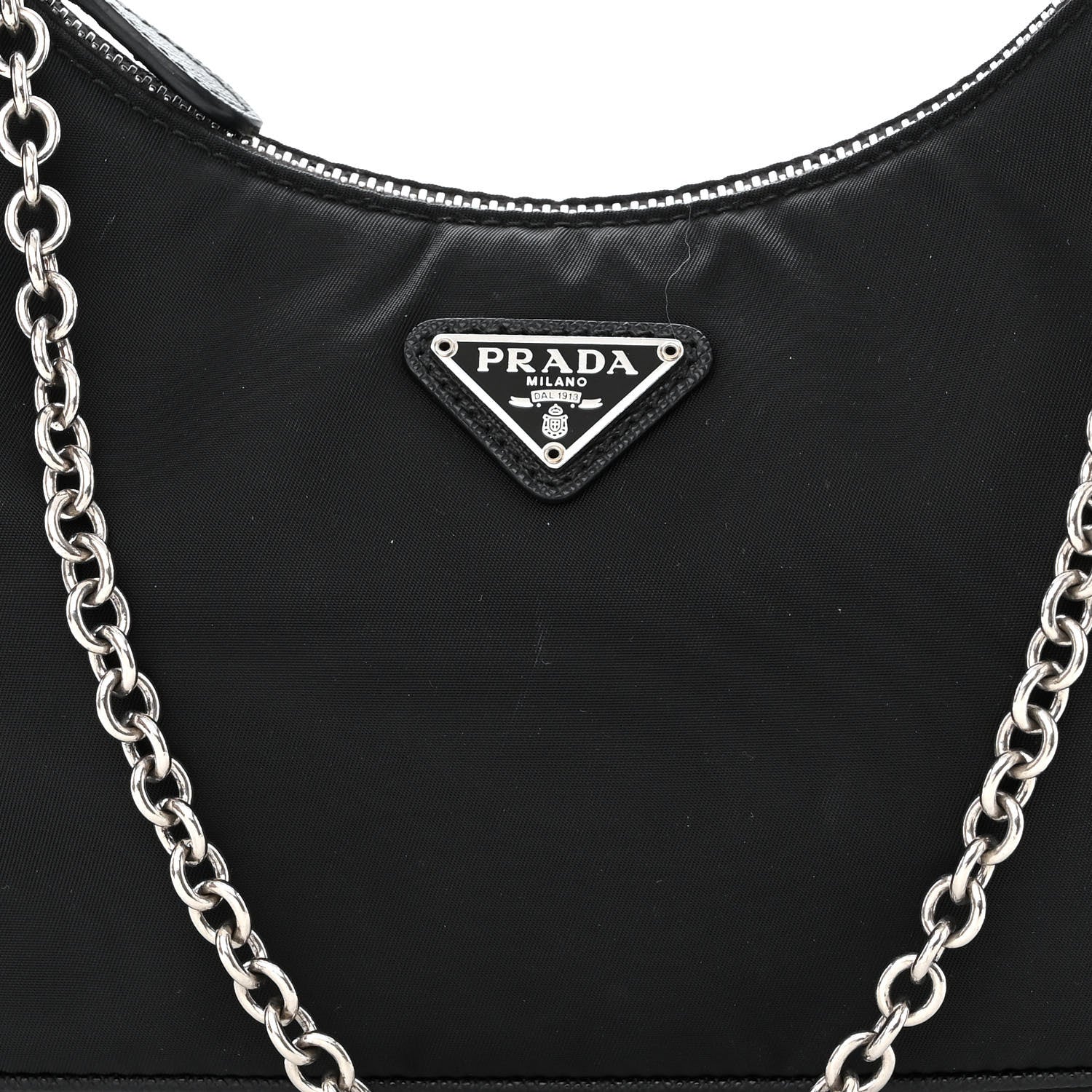 Prada Nylon Re-Edition 2005 Shoulder Bag Black 10 of 13