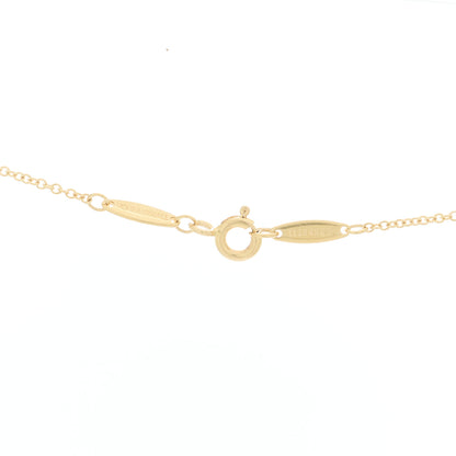 Tiffany 18K Yellow Gold Diamond .20ct Elsa Peretti Diamonds by the Yard Pendant Necklace 4 of 4