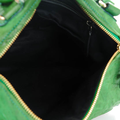 Givenchy Tumbled Sheepskin Medium Pandora Emerald 8 of 8