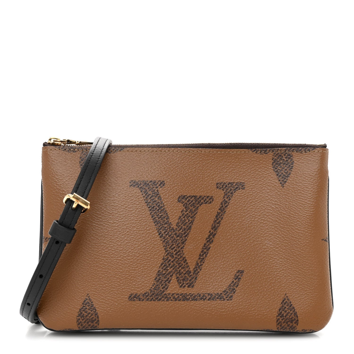 Louis Vuitton Reverse Monogram Giant Double Zip Pochette 1 of 11