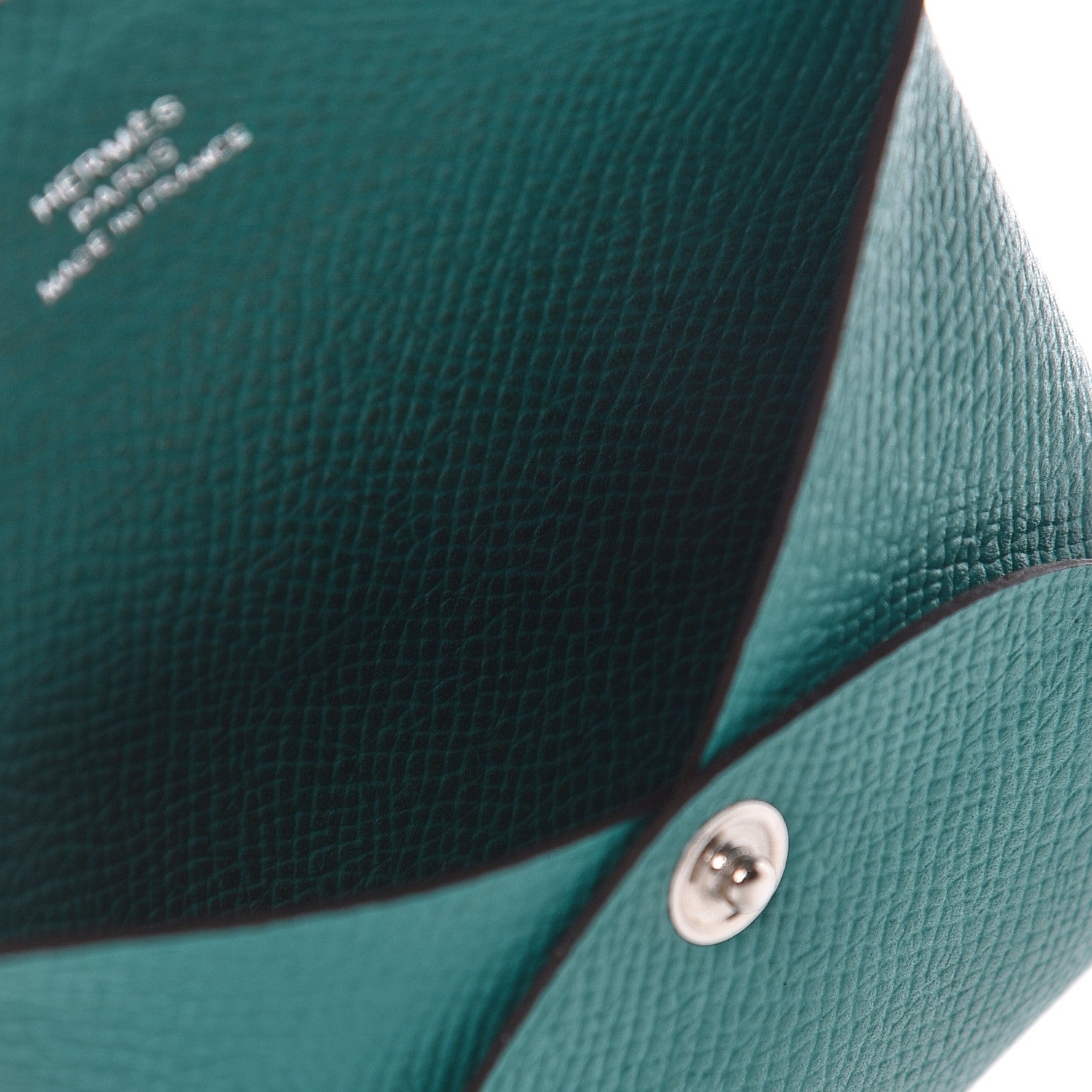 Hermes Epsom Bastia Coin Purse Bleu Paon 7 of 14