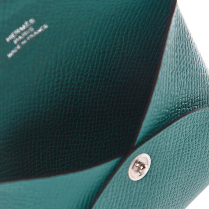 Hermes Epsom Bastia Coin Purse Bleu Paon 7 of 14