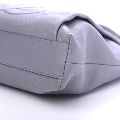 Chanel Caviar Large CC Tuck Tote Grey 7 of 11