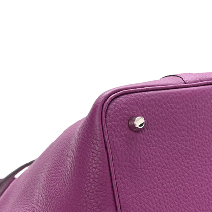 Hermes Taurillon Clemence Picotin Lock 22 MM Anemone 9 of 12