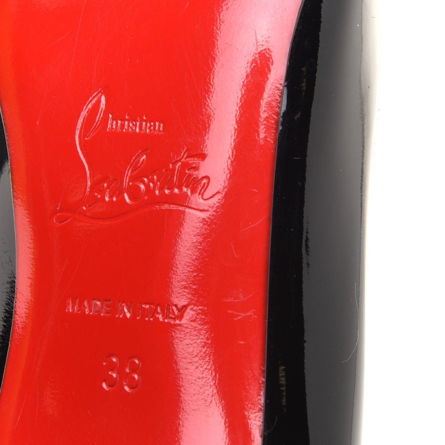 Christian Louboutin Patent So Kate 120 Pumps 38 Black 6 of 8