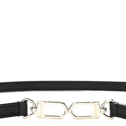 Louis Vuitton Calfskin 16mm Adjustable Shoulder Strap Black 3 of 3