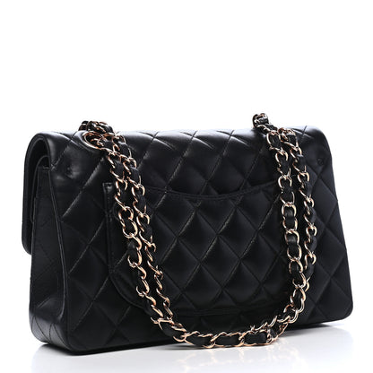 Chanel Lambskin Quilted Small Double Flap Black 2 of 8