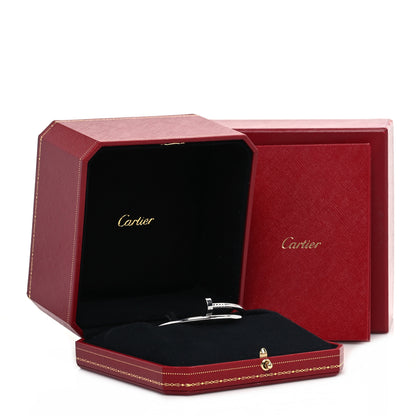 Cartier 18K White Gold Juste Un Clou Bracelet 15 5 of 5