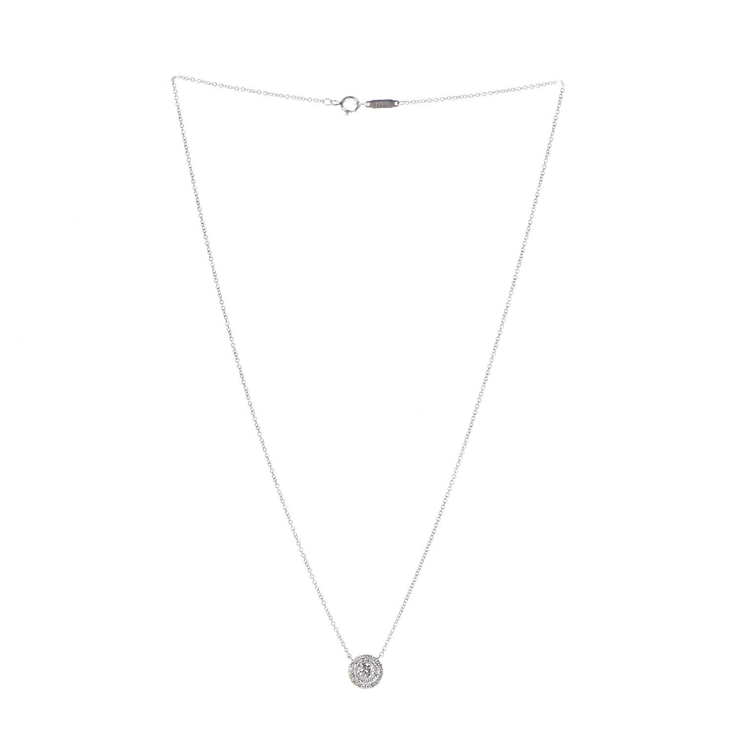 Platinum Diamond Soleste Pendant Necklace