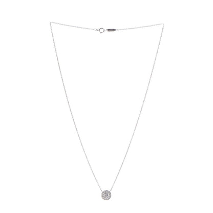 Tiffany Platinum Diamond Soleste Pendant Necklace 3 of 7