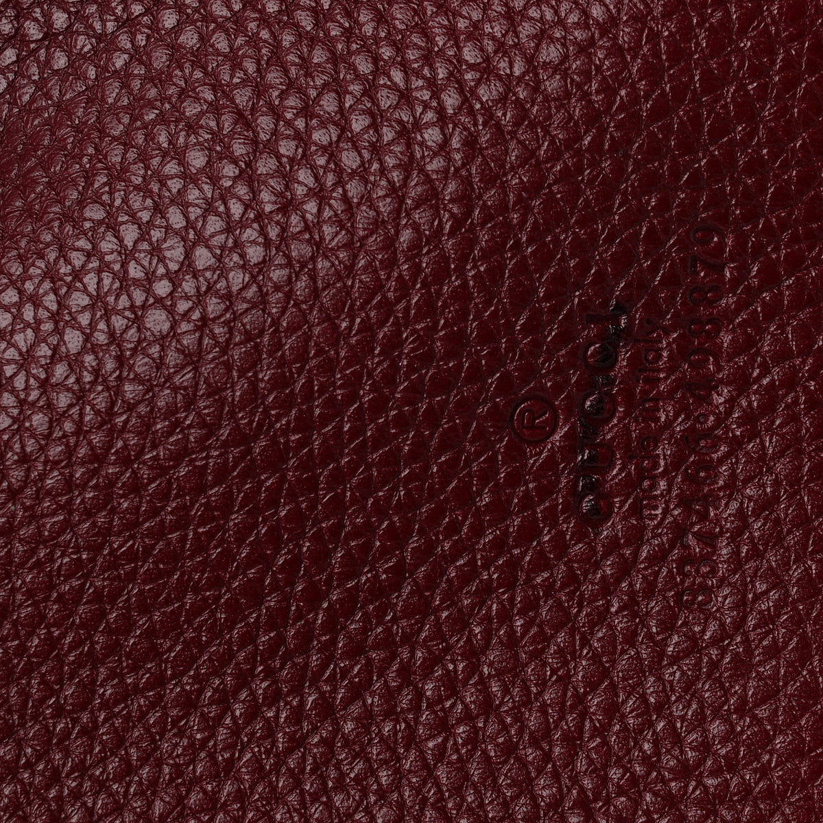 Gucci Grained Calfskin Softbit Maxi Shoulder Bag Rosso 8 of 11