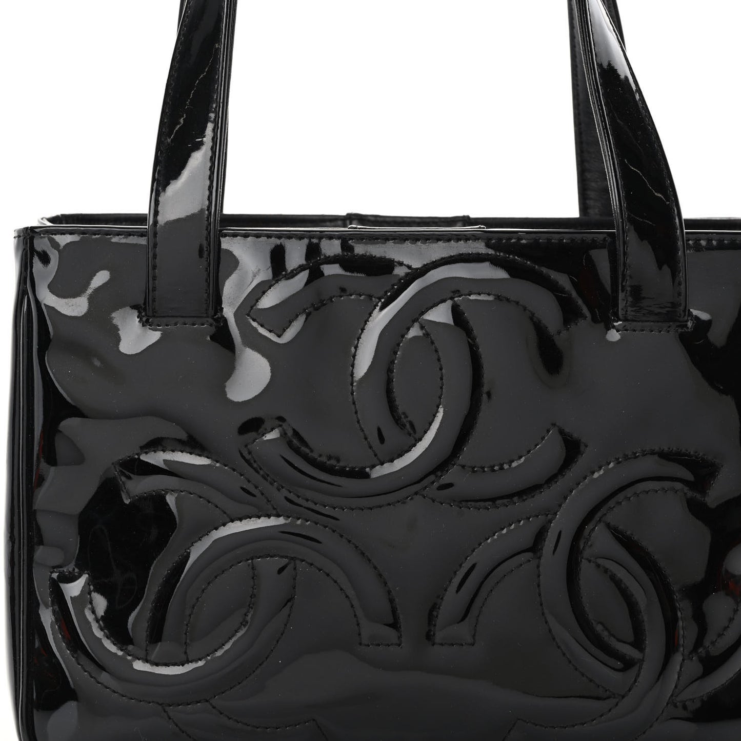 Patent CC Mini Tote Black