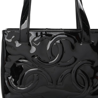 Chanel Patent CC Mini Tote Black 8 of 11