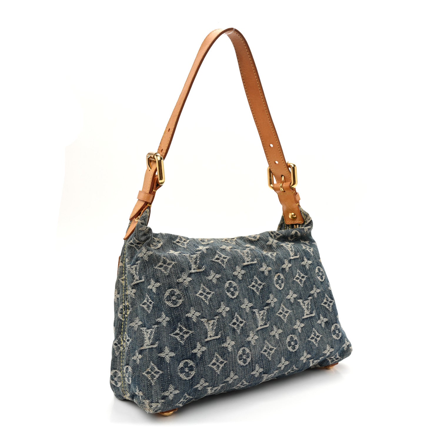 Louis Vuitton Monogram Denim Baggy PM Blue 3 of 10