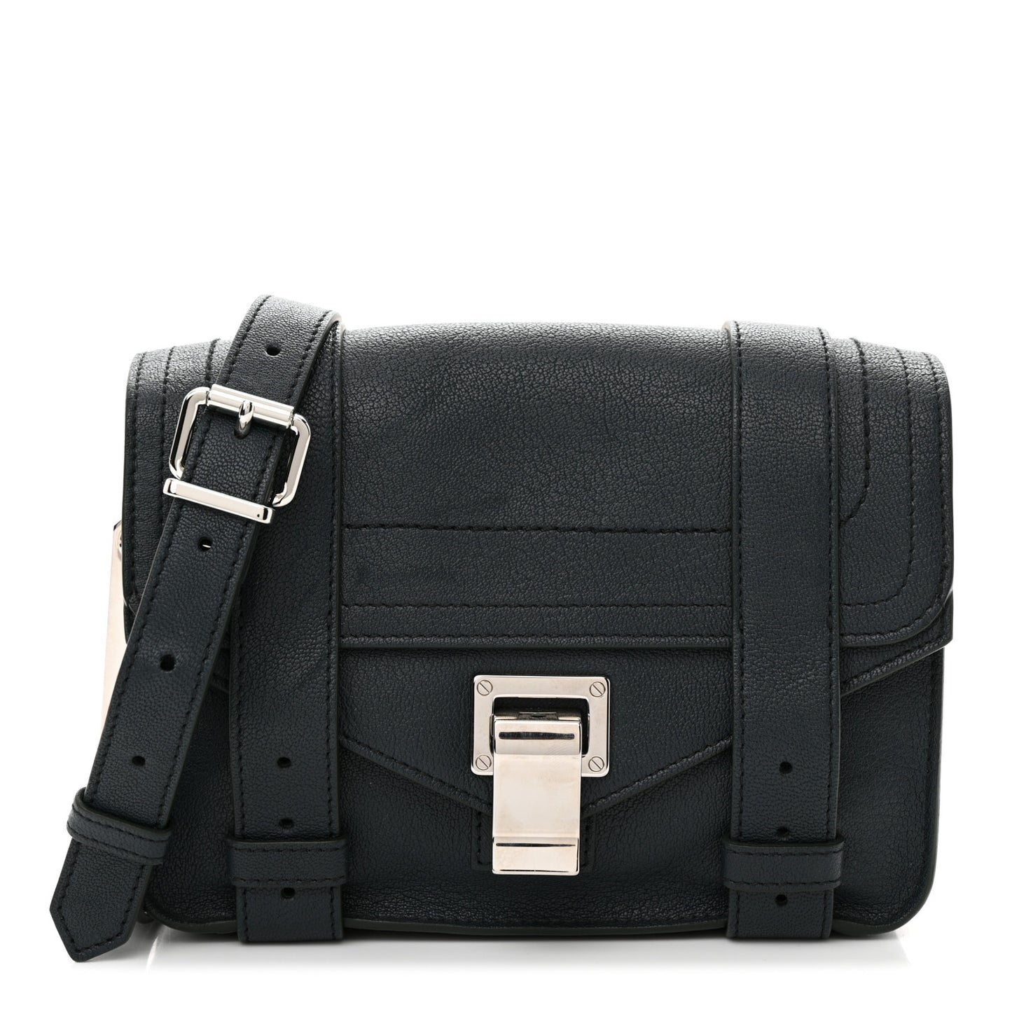 PROENZA SCHOULER Lambskin PS1 Mini Crossbody Bag Indigo