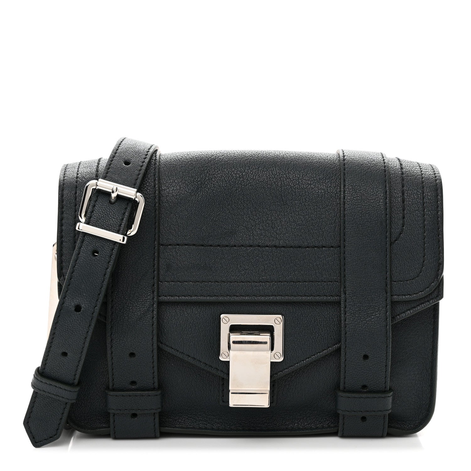 Proenza Schouler PROENZA SCHOULER Lambskin PS1 Mini Crossbody Bag Indigo 1 of 11
