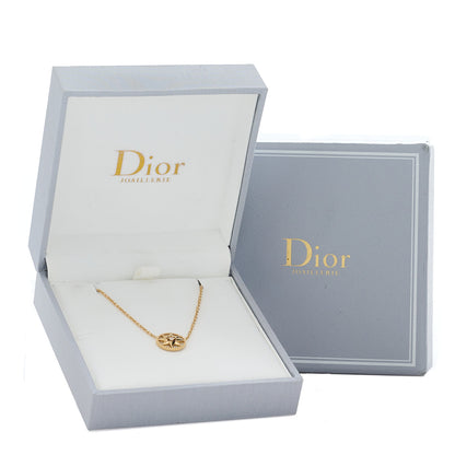 Christian Dior 18K Rose Gold Diamond Mother of Pearl Rose Des Vents Necklace 6 of 6