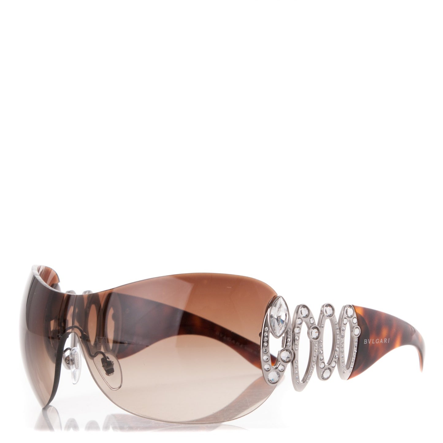 BVLGARI Crystal Sunglasses 6017-B Tortoise