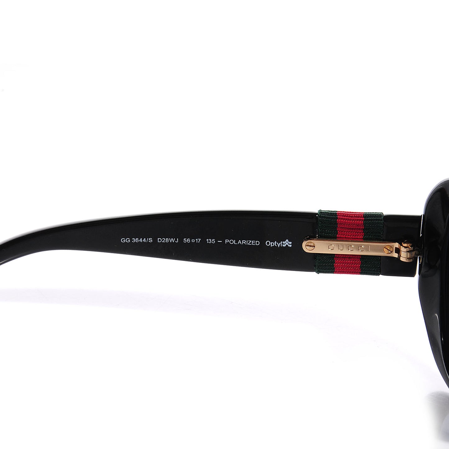 Optyl Frame Web Oversized Contrast Sunglasses 3644/S Black