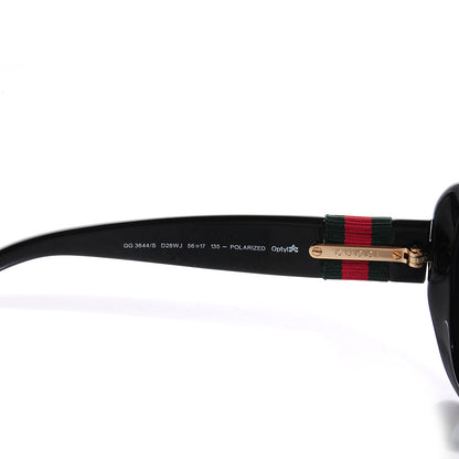 Gucci Optyl Frame Web Oversized Contrast Sunglasses 3644/S Black 4 of 4