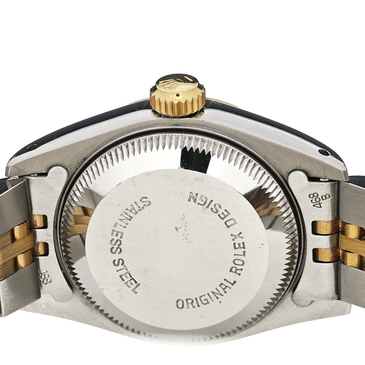 Rolex Stainless Steel 18K Yellow Gold 26mm Oyster Perpetual Datejust Watch Champagne 69173 4 of 4