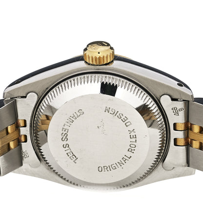 Rolex Stainless Steel 18K Yellow Gold 26mm Oyster Perpetual Datejust Watch Champagne 69173 4 of 4